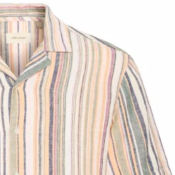 Blend Akis Herre Kortærmet skjorte i hørmix -