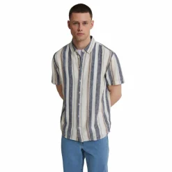 Blend Bobby Herre Kortærmet skjorte i hørmix -