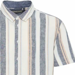 Blend Bobby Herre Kortærmet skjorte i hørmix -