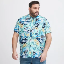 Blend Herre Kortærmet skjorte Plus Size -