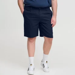 Blend Herre Shorts i hørmix Plus Size -