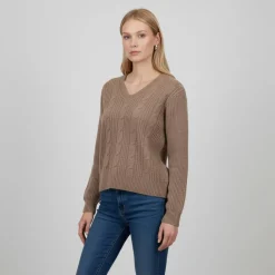 Dame By B Dame Striktrøje -