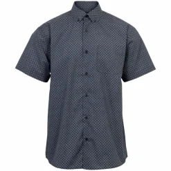 Carnét Ash Herre Kortærmet skjorte Plus Size -