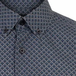 Carnét Ash Herre Kortærmet skjorte Plus Size -