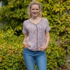 Dame ChaCha Dame Kortærmet bluse -