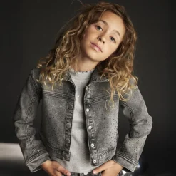 Børn Creamie Pige Denimjakke -