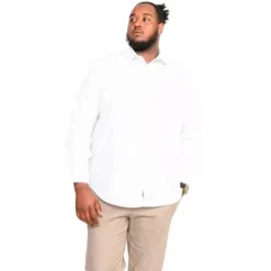 D555 Aiden Herre Skjorte Plus Size -