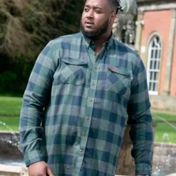 D555 Garfield Herre Skjorte Plus Size -