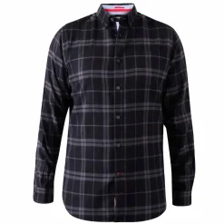 D555 Herre Skjorte Plus Size -