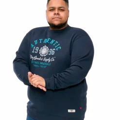 D555 Keyworth Herre Sweatshirt Plus Size -
