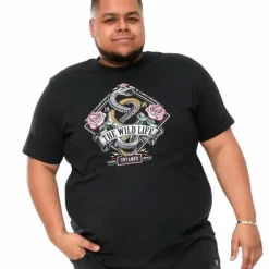 D555 Malcom Herre T-shirt Plus Size -