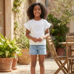 Børn En Fant Pige Bluse i økologisk bomuld -