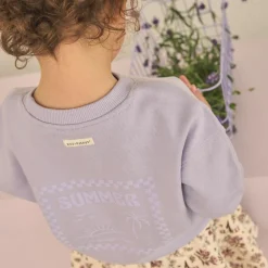 Børn En Fant Pige Sweatshirt i økologisk bomuld -