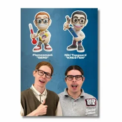 Børn FirstGrade Brødrene Fjeldsted Peepz Børne Plakat -