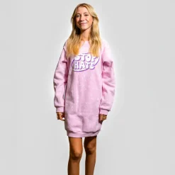 Børn FirstGrade Naja Münster - Stop Hate Pige Sweatkjole -