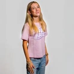 Børn FirstGrade Naja Münster - Stop Hate Pige T-shirt -