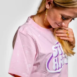 Børn FirstGrade Naja Münster - Stop Hate Pige T-shirt -