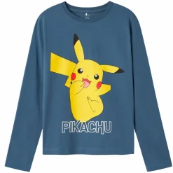 Børn Guppy Alim Pokémon Pikachu Børne Langærmet t-shirt -