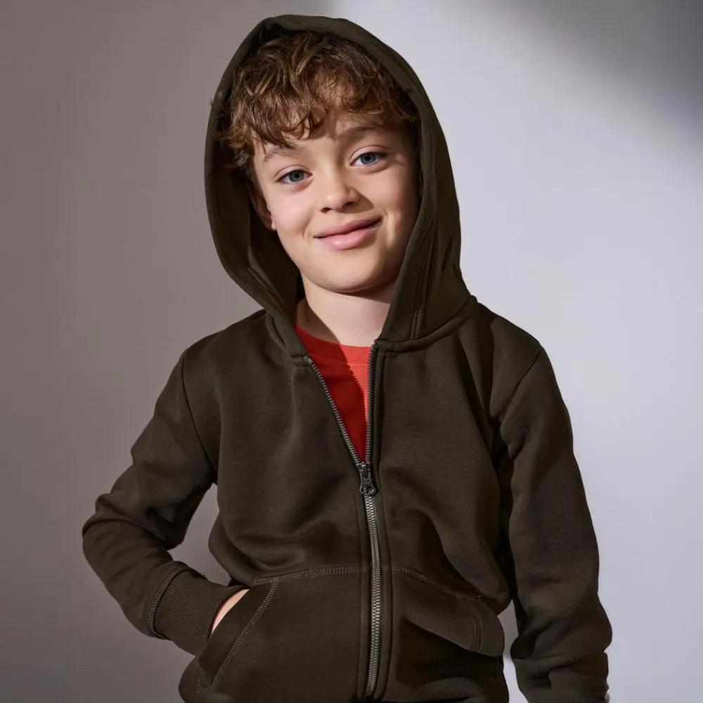 Børn ID Core Zip Børne Hættetrøje -