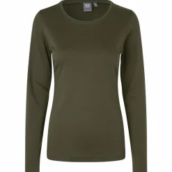 Dame ID Interlock Dame Langærmet t-shirt -
