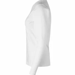 Dame ID Interlock Dame Langærmet t-shirt - Hv