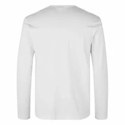 ID Interlock Herre Langærmet t-shirt - Hv