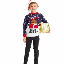 Børn NN Jule Børne Striktrøje -