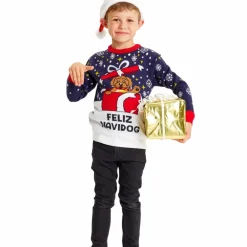 Børn NN Jule Børne Striktrøje -