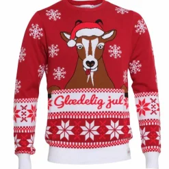 Dame NN Jule Unisex Striktrøje i økologisk bomuld -