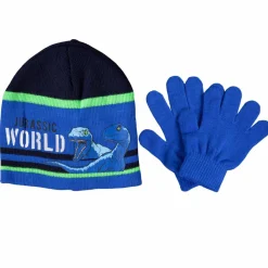 Børn NN Jurassic World Drenge Hue og vanter -