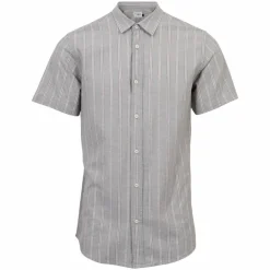 Marcus Aggasi Herre Kortærmet skjorte i hørmix -