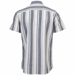 Marcus Aggasi Herre Kortærmet skjorte i hørmix -