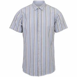 Marcus Aggasi Herre Kortærmet skjorte i hørmix -