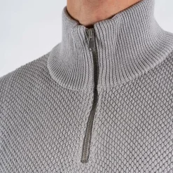 Marcus Hubble Half Zip Herre Striktrøje -