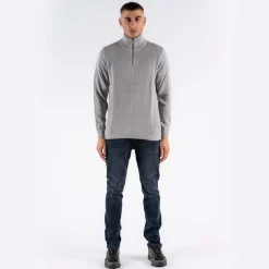 Marcus Hubble Half Zip Herre Striktrøje -