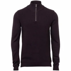 Marcus Hubble Half Zip Herre Striktrøje -