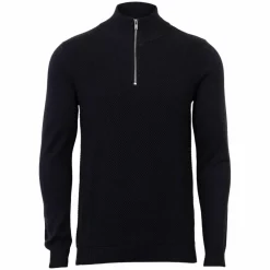 Marcus Hubble Half Zip Herre Striktrøje -