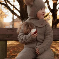 Børn Mikk-line Baby Heldragt i merinould -