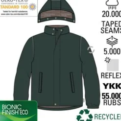 Børn Mikk-line Børne Vinterjakke m. BIONIC-FINISH® ECO coating -