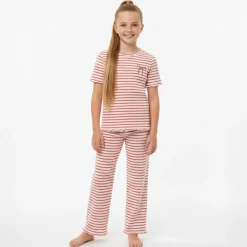 Børn Minymo Pige Bukser i økologisk bomuld -