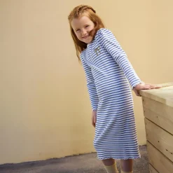 Børn Minymo Pige Kjole i økologisk bomuld -