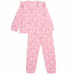 Børn Minymo Pige Nattøjssæt i økologisk bomuld -