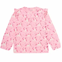 Børn Minymo Pige Nattøjssæt i økologisk bomuld -