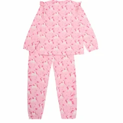 Børn Minymo Pige Nattøjssæt i økologisk bomuld -