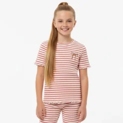 Børn Minymo Pige T-shirt i økologisk bomuld -