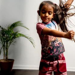 Børn Minymo Traktor Pige T-shirt i økologisk bomuld -