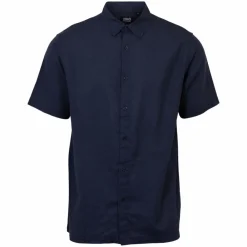 Nero Marco Herre Kortærmet skjorte i hørmix -