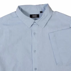 Børn Nero Marco Herre Kortærmet skjorte i hørmix -