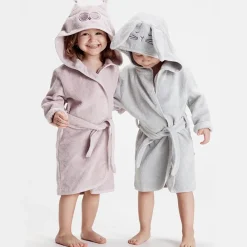 Børn Pippi Børne Morgenkåbe i økologisk bomuld -