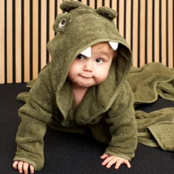 Børn Pippi Børne Morgenkåbe i økologisk bomuld -